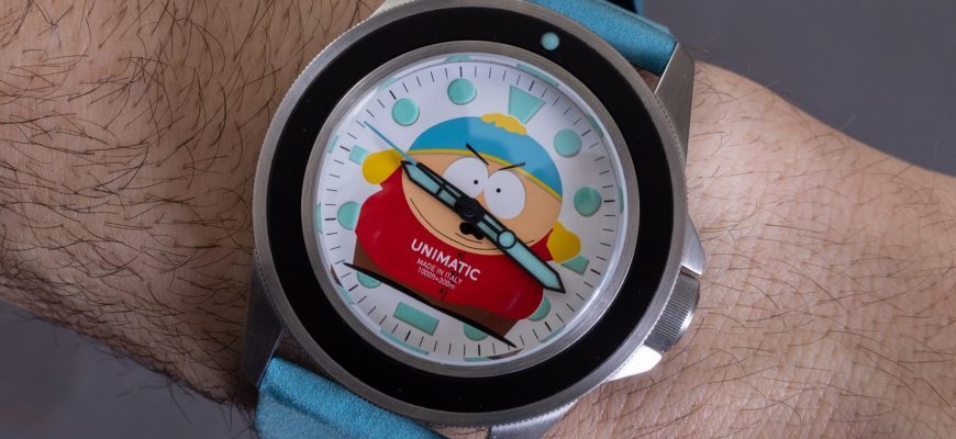 Наручные часы по мотивам “Южный парка”: UNIMATIC x South Park Modello Uno U1-EC Cartman Watch
