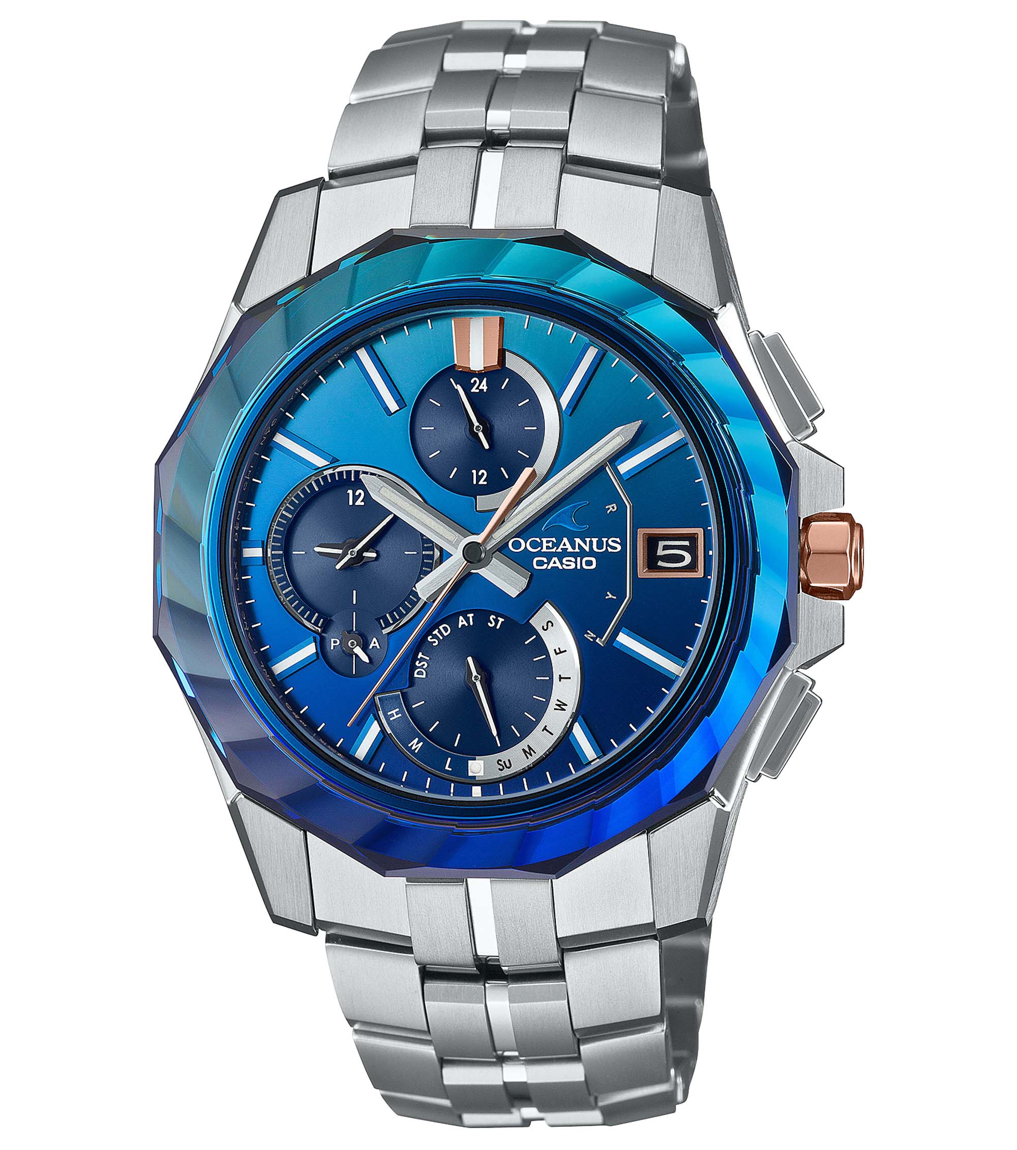 Новинка: часы Casio Oceanus Manta с безелями из сапфирового стекла