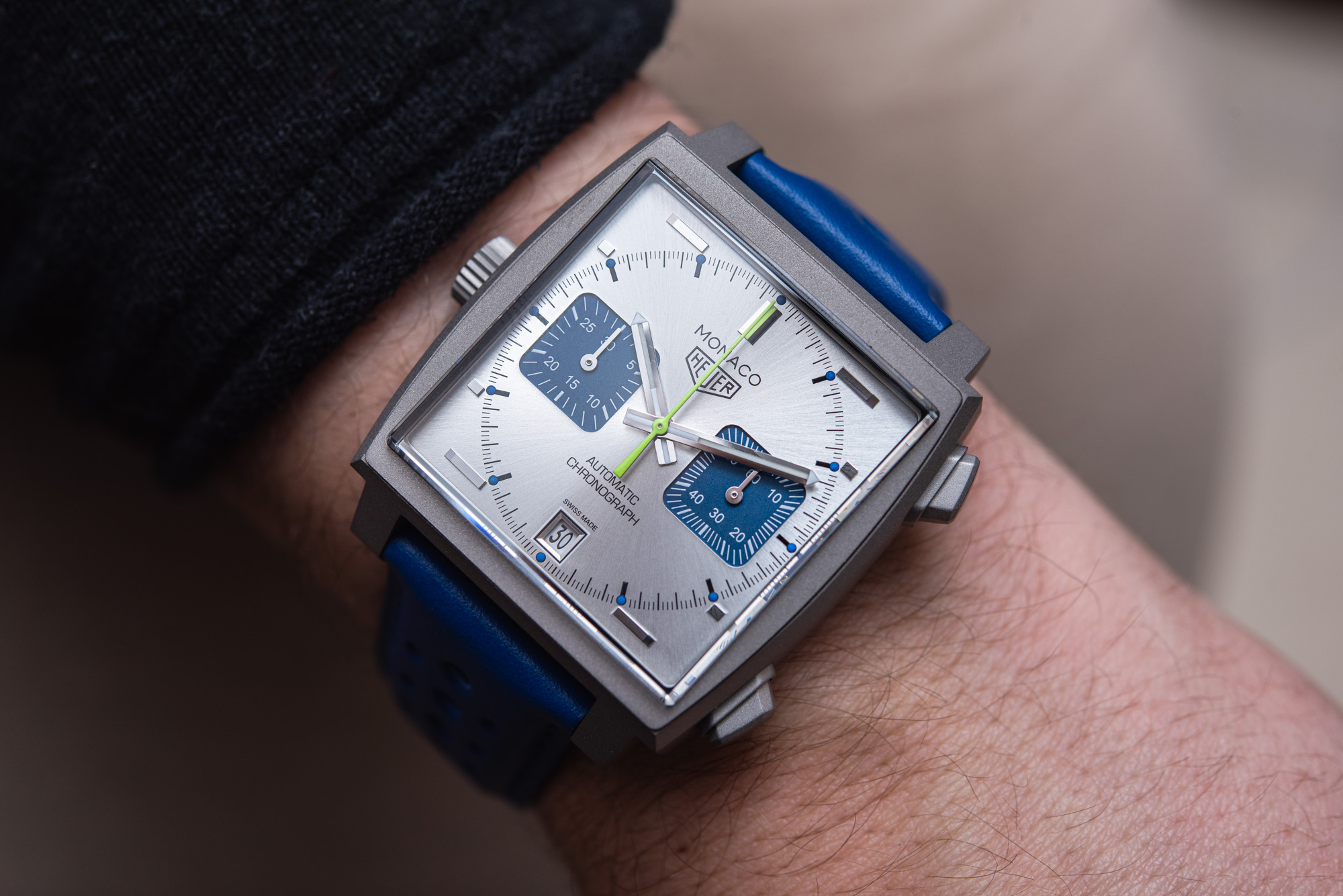 Лимитированная серия часов TAG Heuer Monaco Chronograph Racing Blue