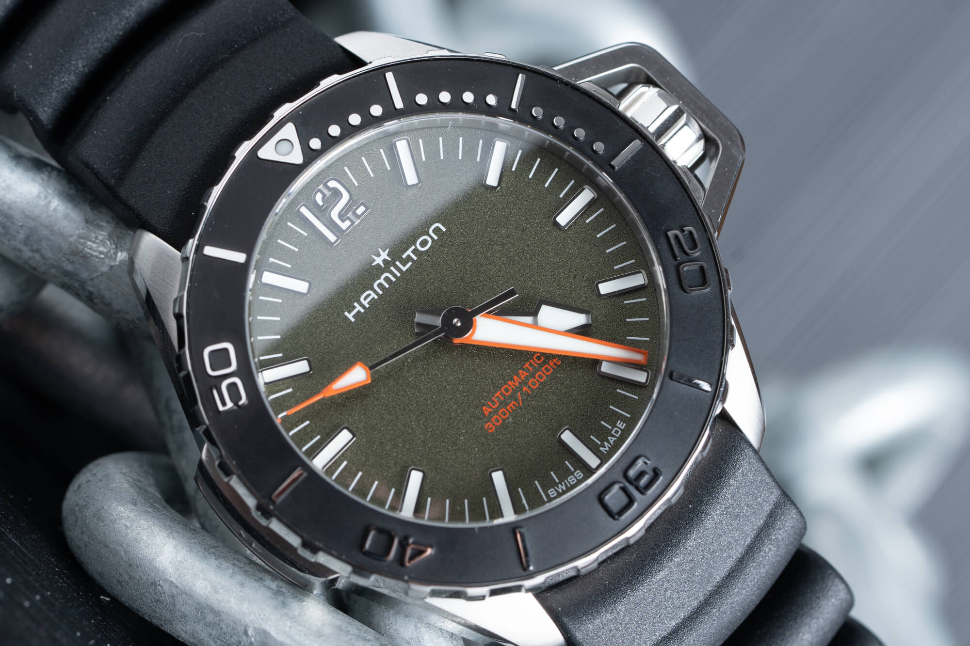 Обзор часов: 41-миллиметровые часы Hamilton Khaki Navy Frogman Auto