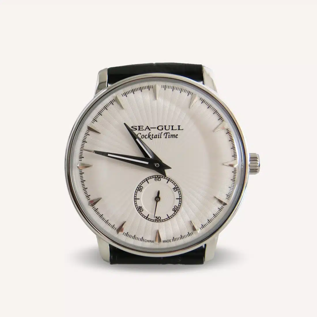 SeaGull 38mm Hand Wind Cocktail Time Dress Watch