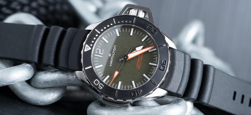 Обзор часов: 41-миллиметровые часы Hamilton Khaki Navy Frogman Auto