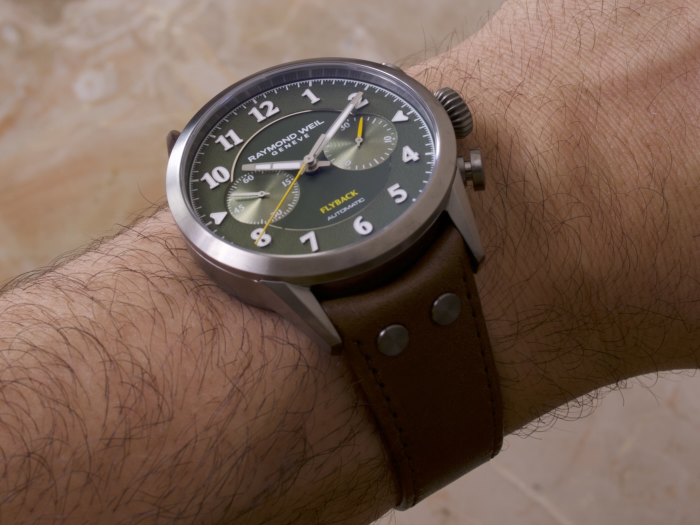 Часы Raymond Weil Freelancer Pilot Flyback Chronograph отражают дух авиации