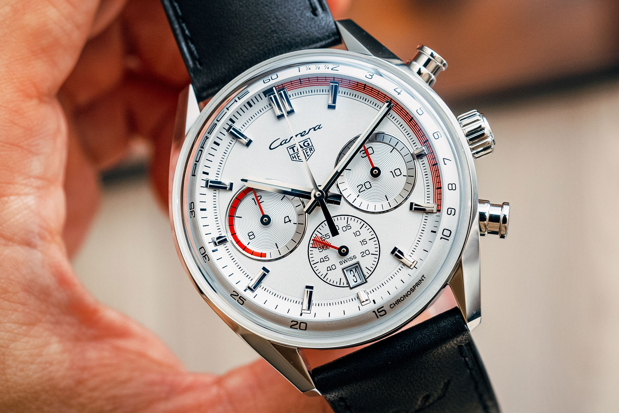 Новинка: часы TAG Heuer Carrera Chronosprint x Porsche