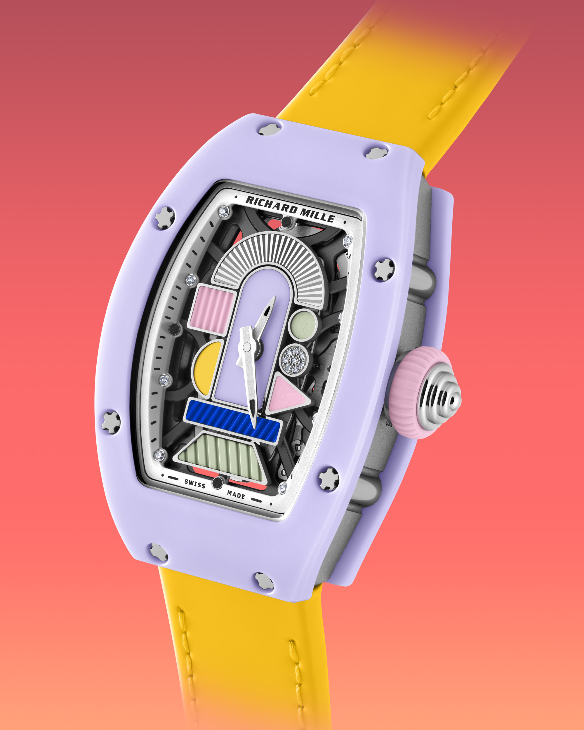 Откройте для себя потрясающие часы Richard Mille RM 07-01: теперь они украшены яркой цветной керамикой