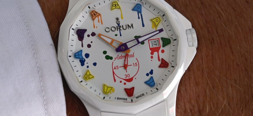 Откройте для себя часы Corum Admiral 42 Automatic: стильное керамическое чудо