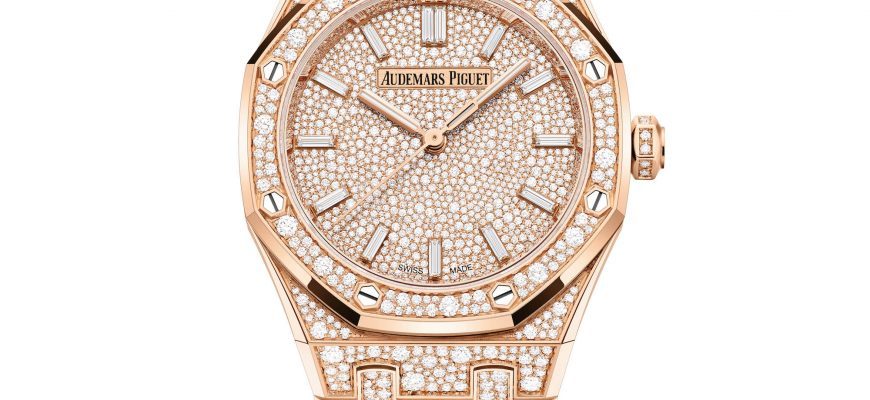 Ослепительная элегантность: представляем часы Audemars Piguet Snow-Set Diamond Royal Oak диаметром 34 и 37 мм