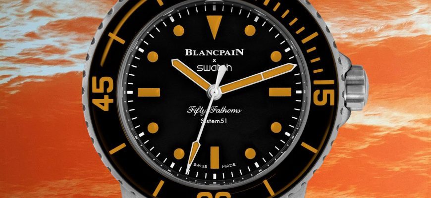 Прогнозы на предстоящую коллаборацию Swatch x Blancpain Fifty Fathoms