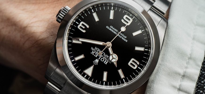 Собственноручно: часы Rolex Explorer 40 Reference 224270