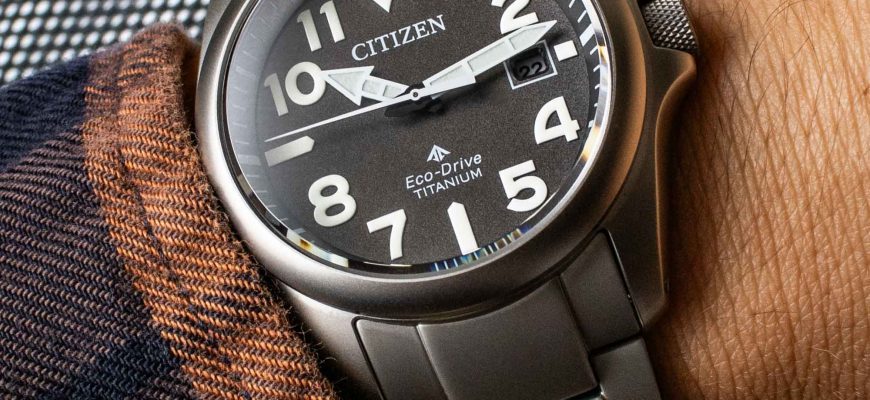 Часы Citizen Promaster Tough Super Titanium — меняющие правила игры в долговечности и стиле