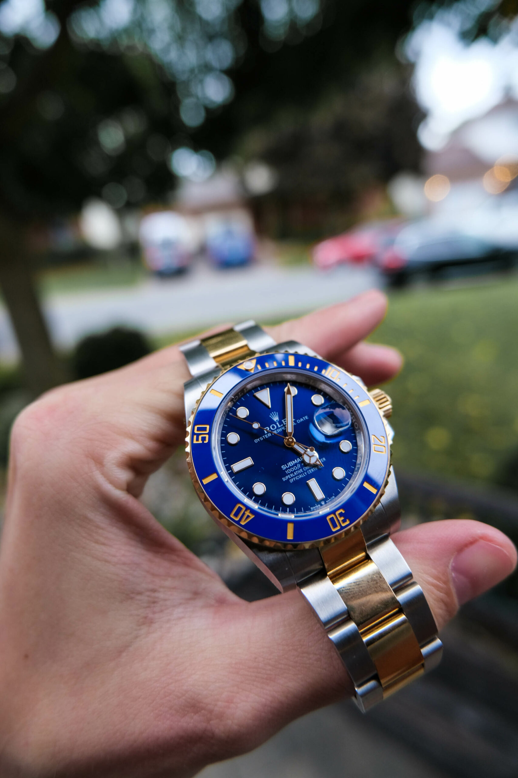 Rolex Submariner Date Bluesy Outdoors