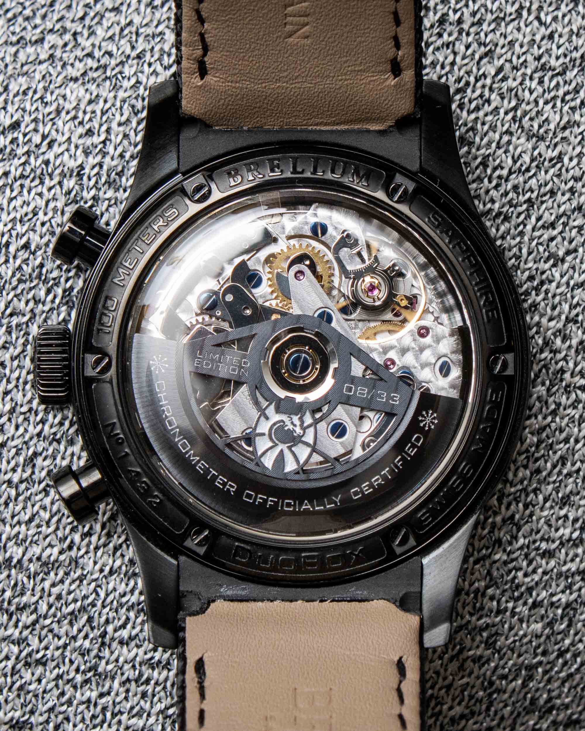 Хронометрические часы Brellum Pandial LE.5 DD DLC Full Black
