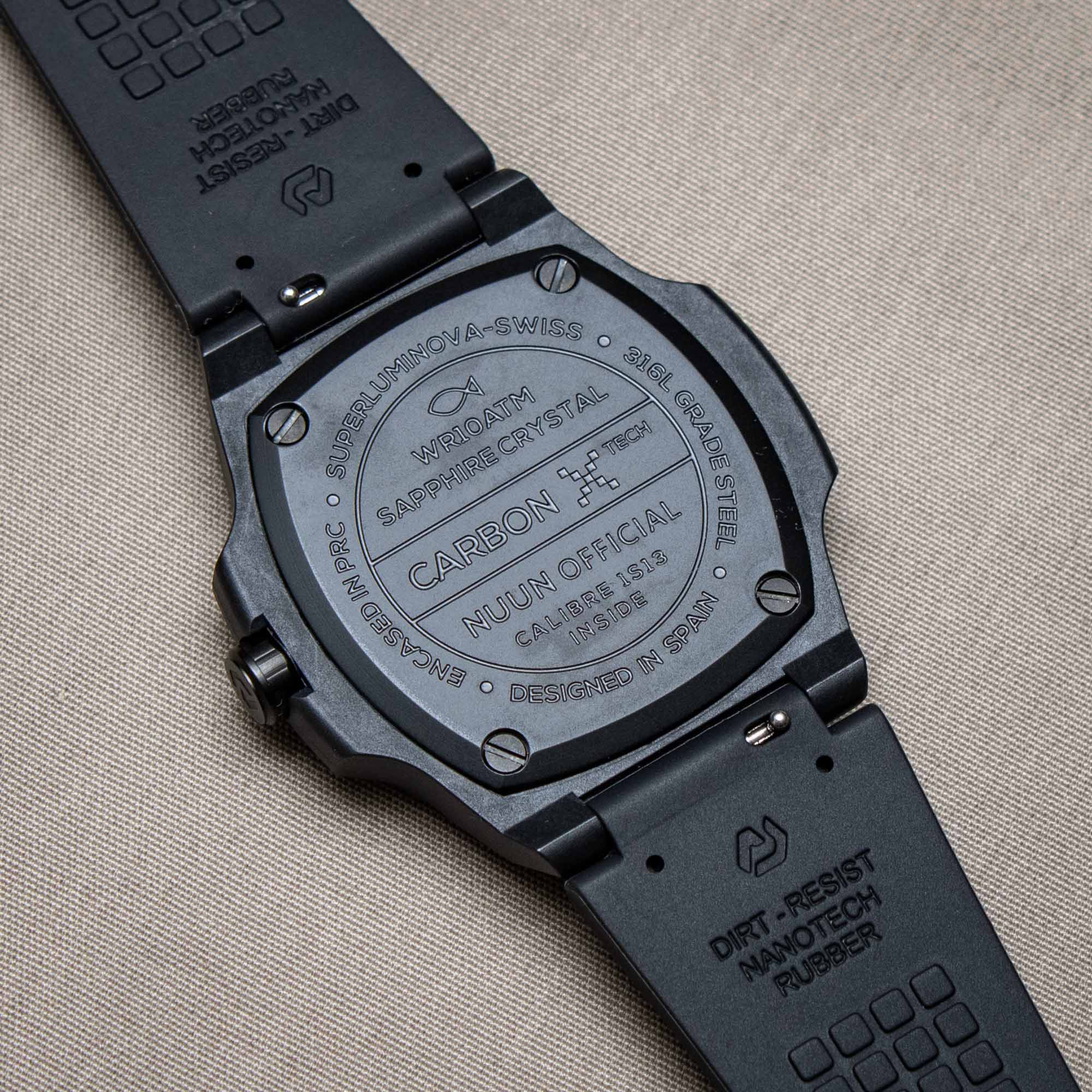 Эксплуатация: часы Nuun Official Origen Sahara Carbon Composite
