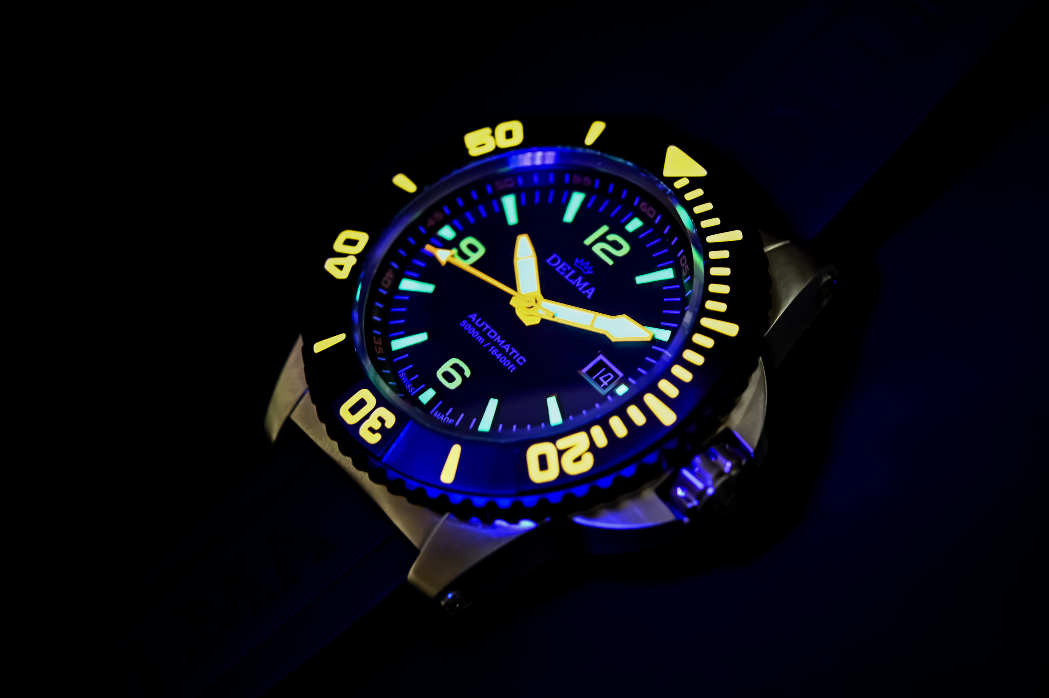 Часы для дайвинга Delma Blue Shark IV 5000 м