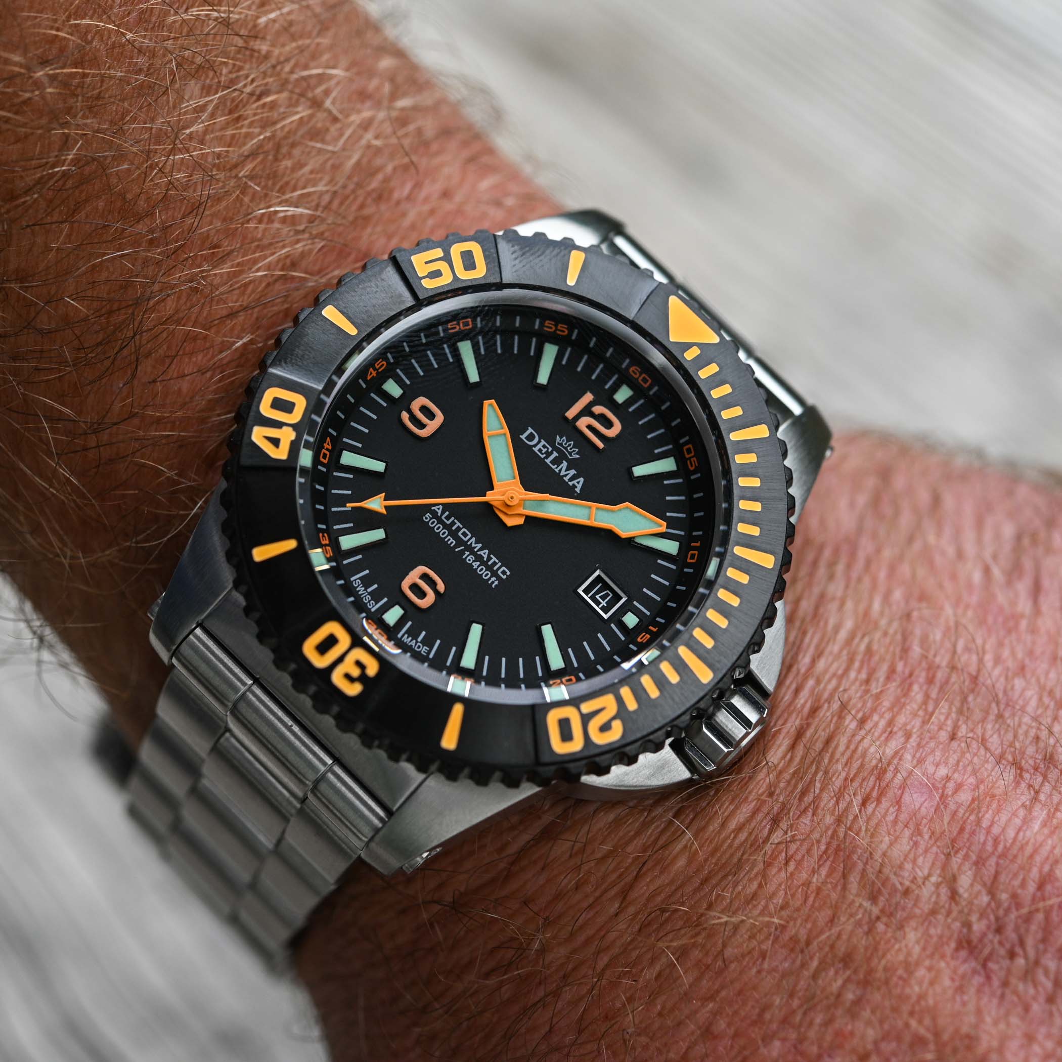 Часы для дайвинга Delma Blue Shark IV 5000m