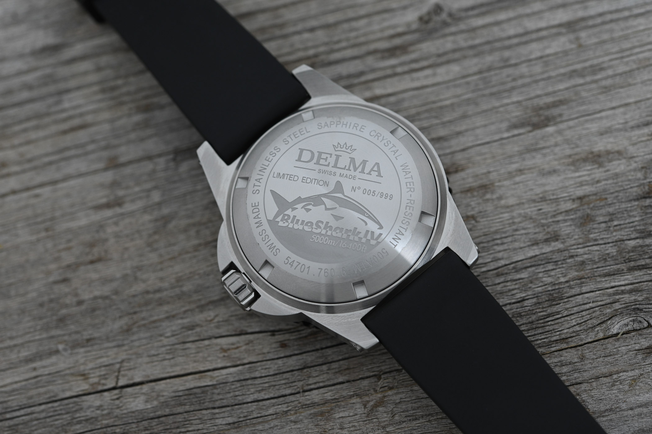 Часы для дайвинга Delma Blue Shark IV 5000 м