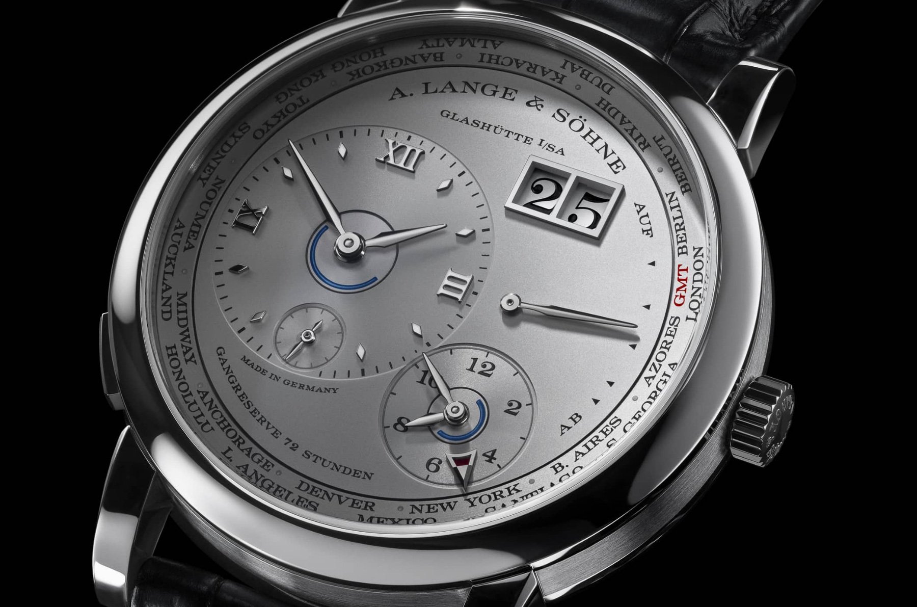 top 5 current dual-time watches A. Lange & Söhne Lange 1 Time Zone