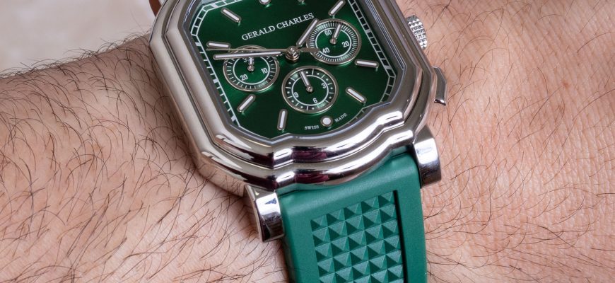 Обзор часов: Хронограф Gerald Charles Maestro 3.0 в зеленом корпусе