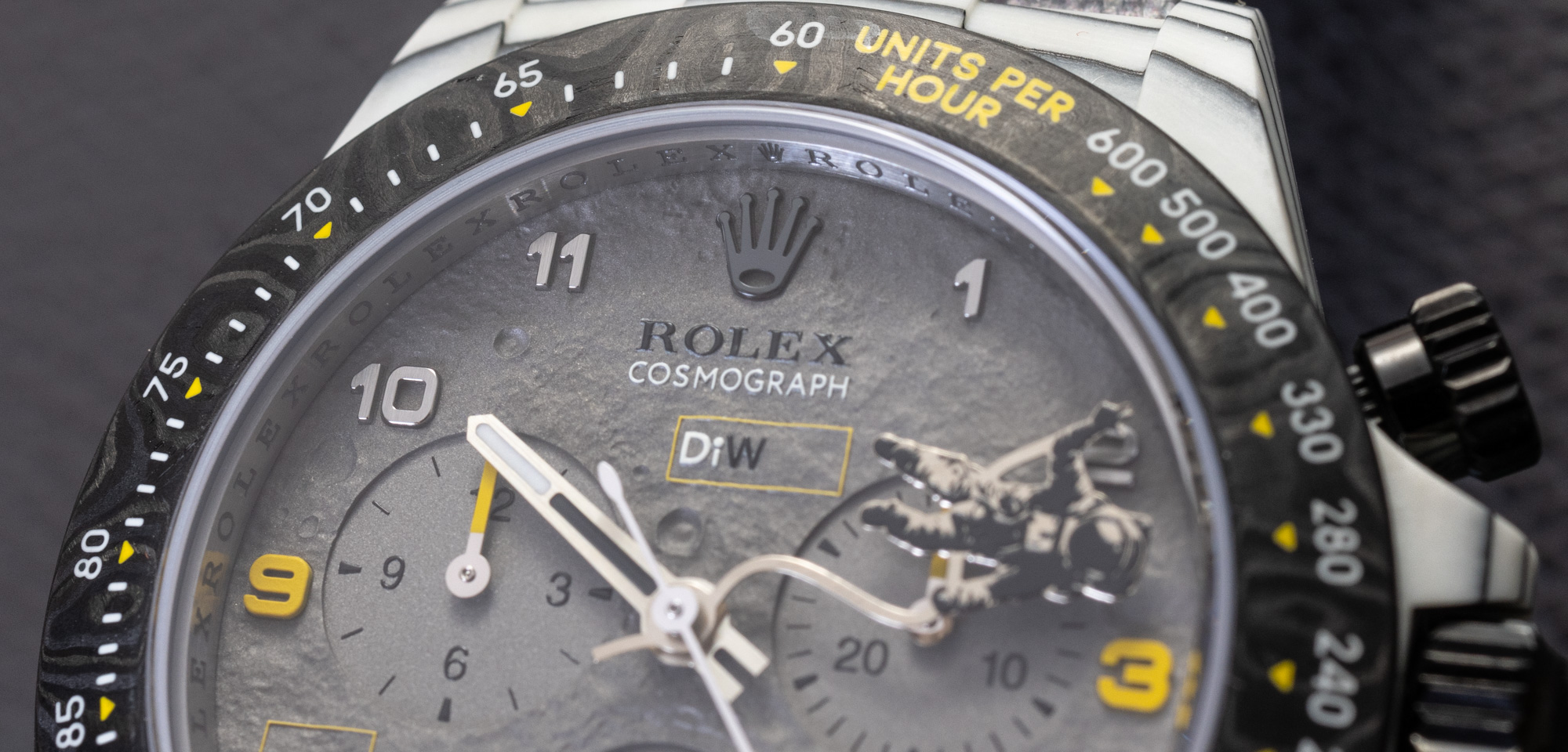 Космическая миссия в ретро-стиле: Designa Individual DiW Aftermarket-Modified 'Space Mission' Rolex Daytona Watch
