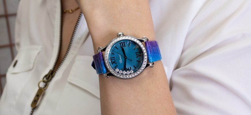 Испытание на руке: женские часы Chopard Happy Sport