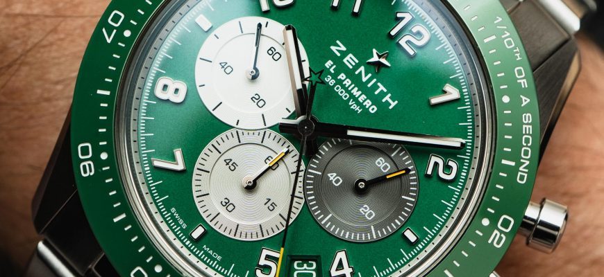 Часы Zenith Chronomaster Sport Aaron Rodgers Edition: идеальное сочетание стиля и точности