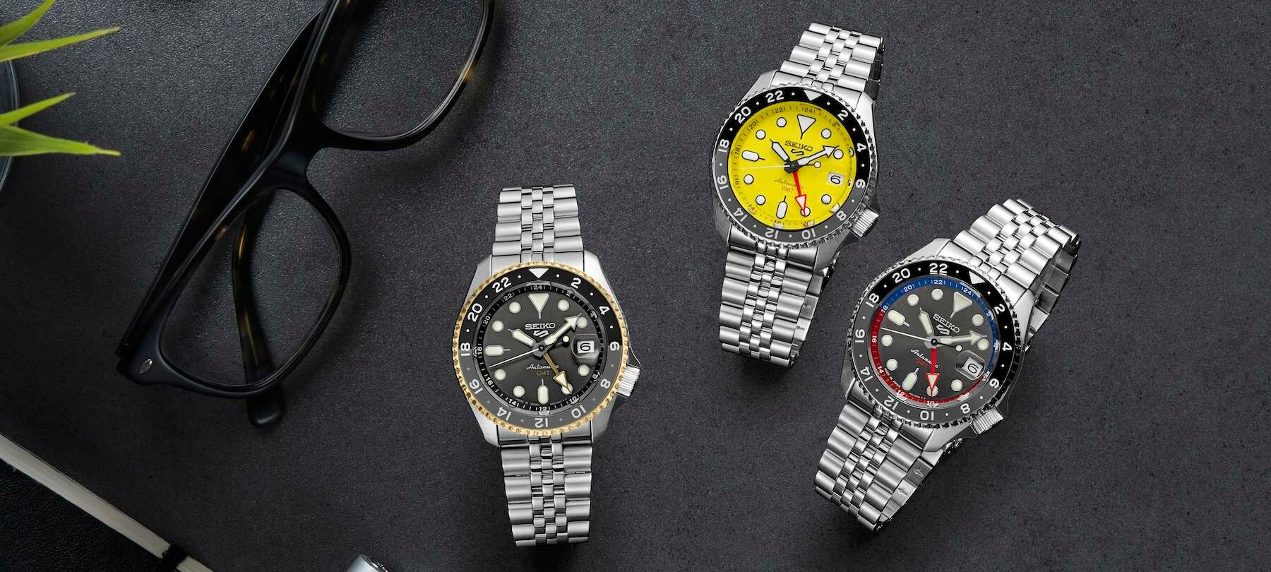 US-Exclusive Seiko 5 SKX Sports Style GMT Watches