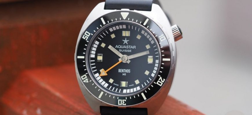 Aquastar Benthos H1 Diver – идеальные часы для профессиональных подводных исследований!