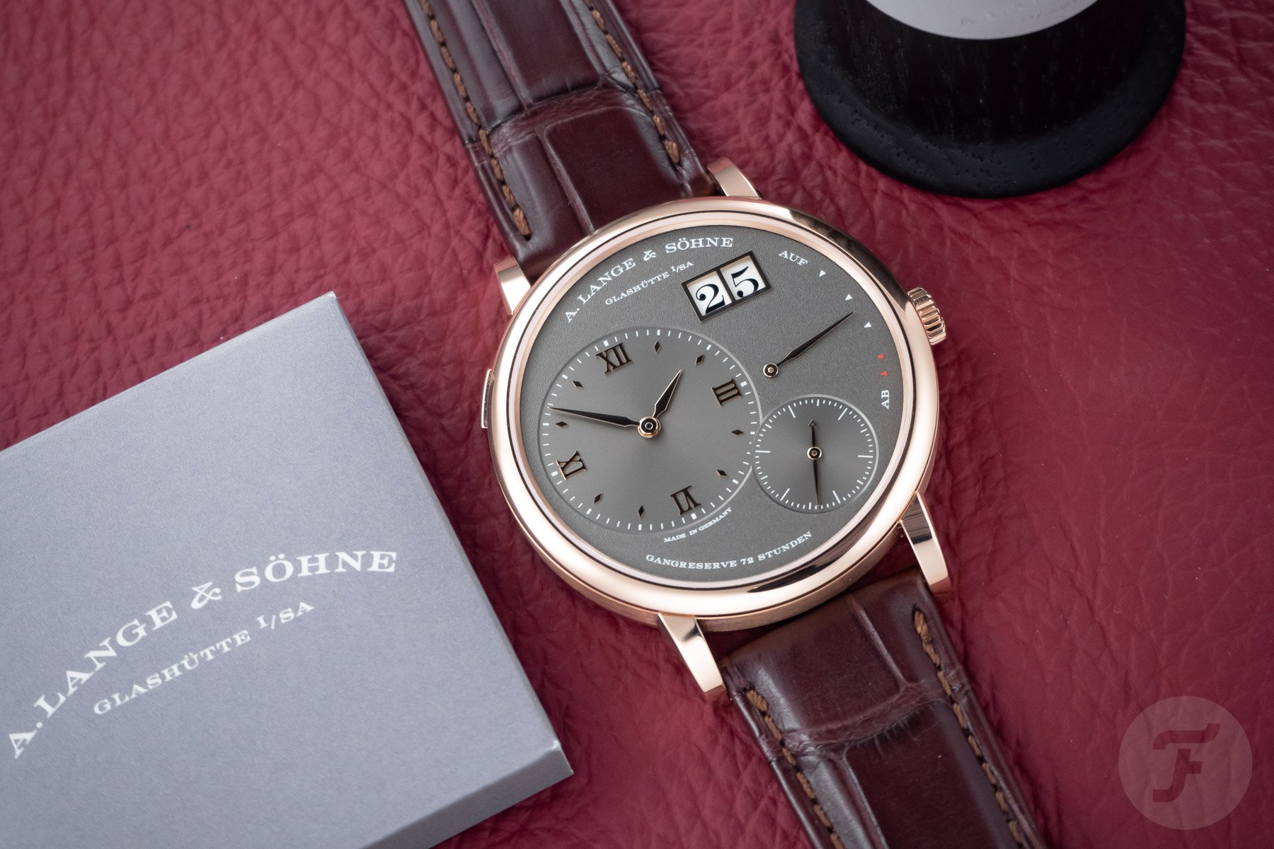 A. Lange & Söhne Grand Lange 1 wearing nice watches to the office