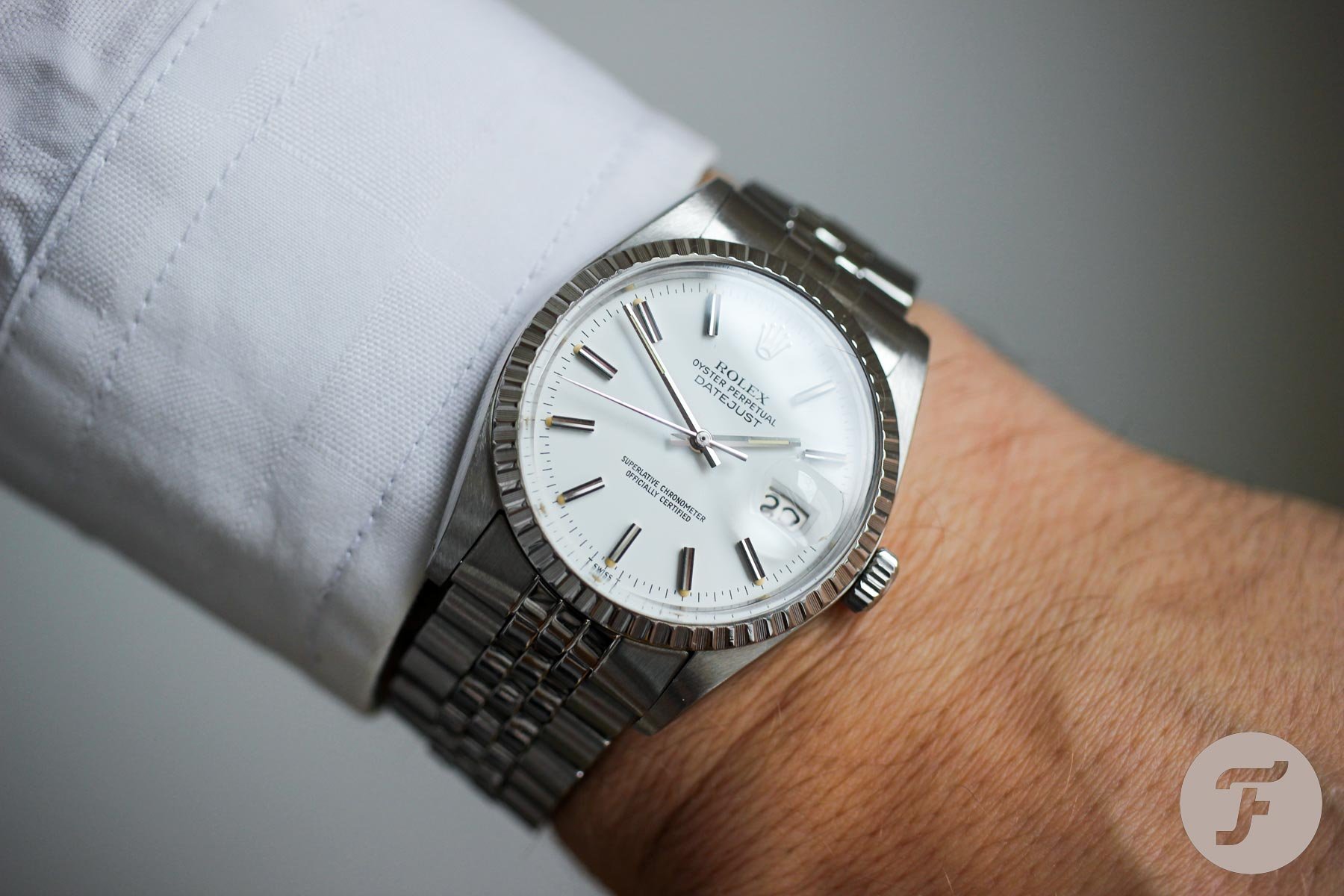 white dials Rolex Datejust 16030