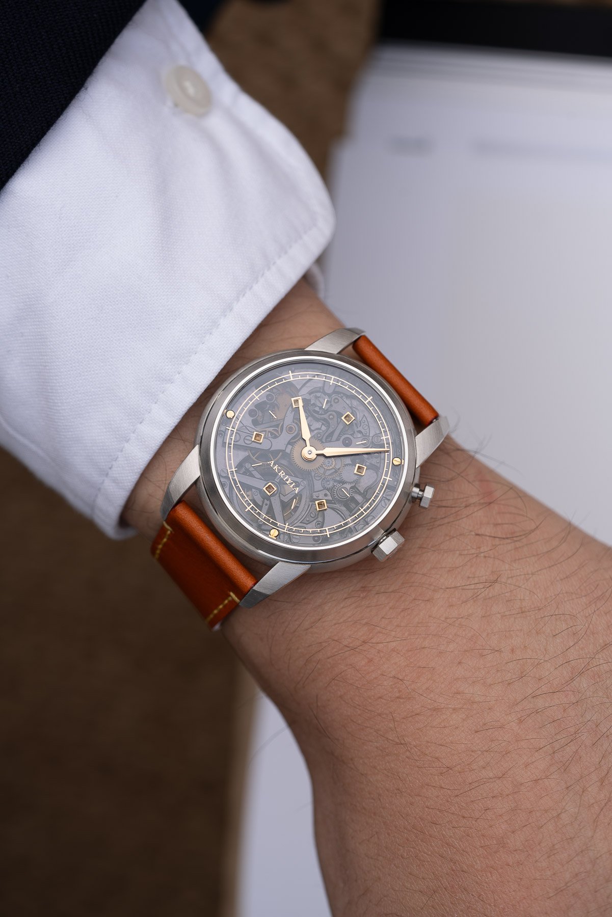 Louis Vuitton × Akrivia LVRR-01 Chronographe À Sonnerie wrist best chronographs of 2023