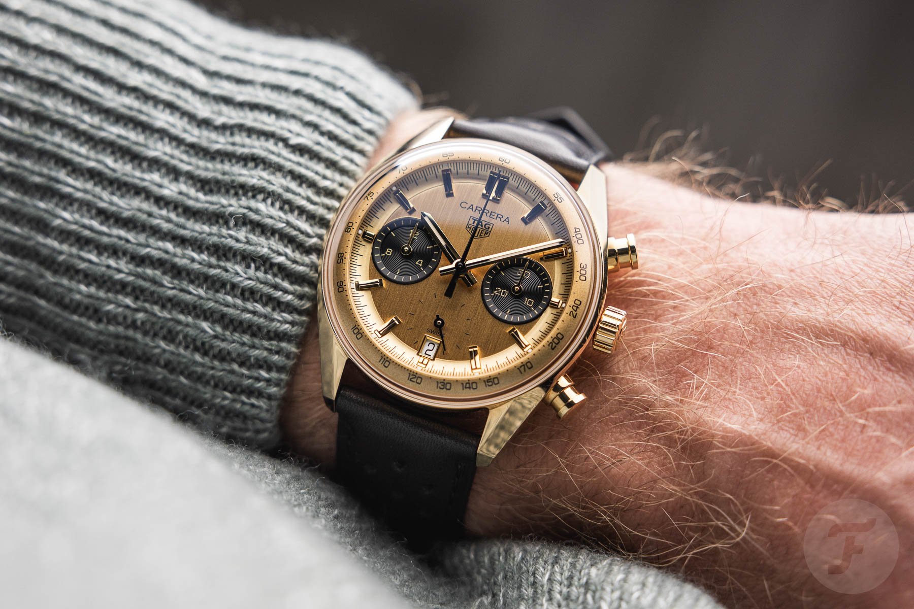 best watches of 2023 TAG Heuer Carrera Glassbox Golden Panda