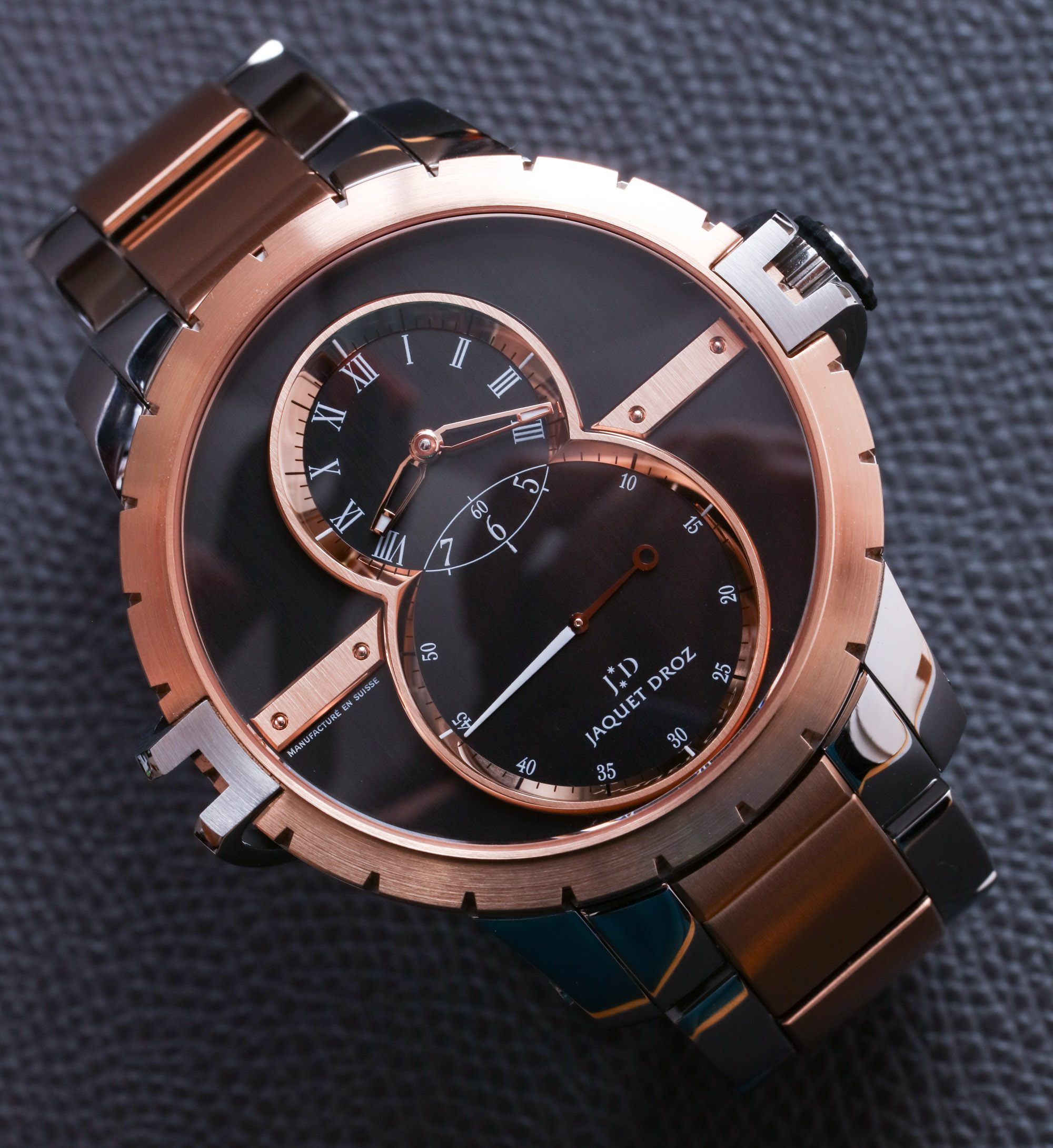 Больше не производится: часы Jaquet Droz SW Steel - розовое золото