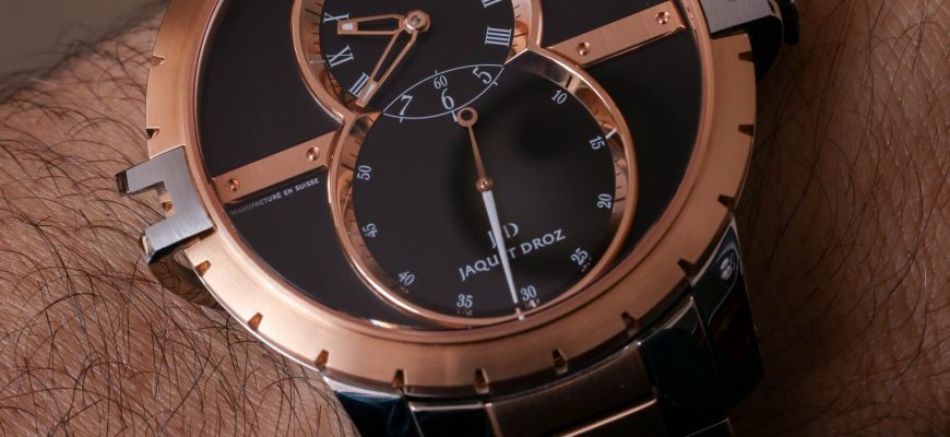 Больше не производится: часы Jaquet Droz SW Steel – розовое золото