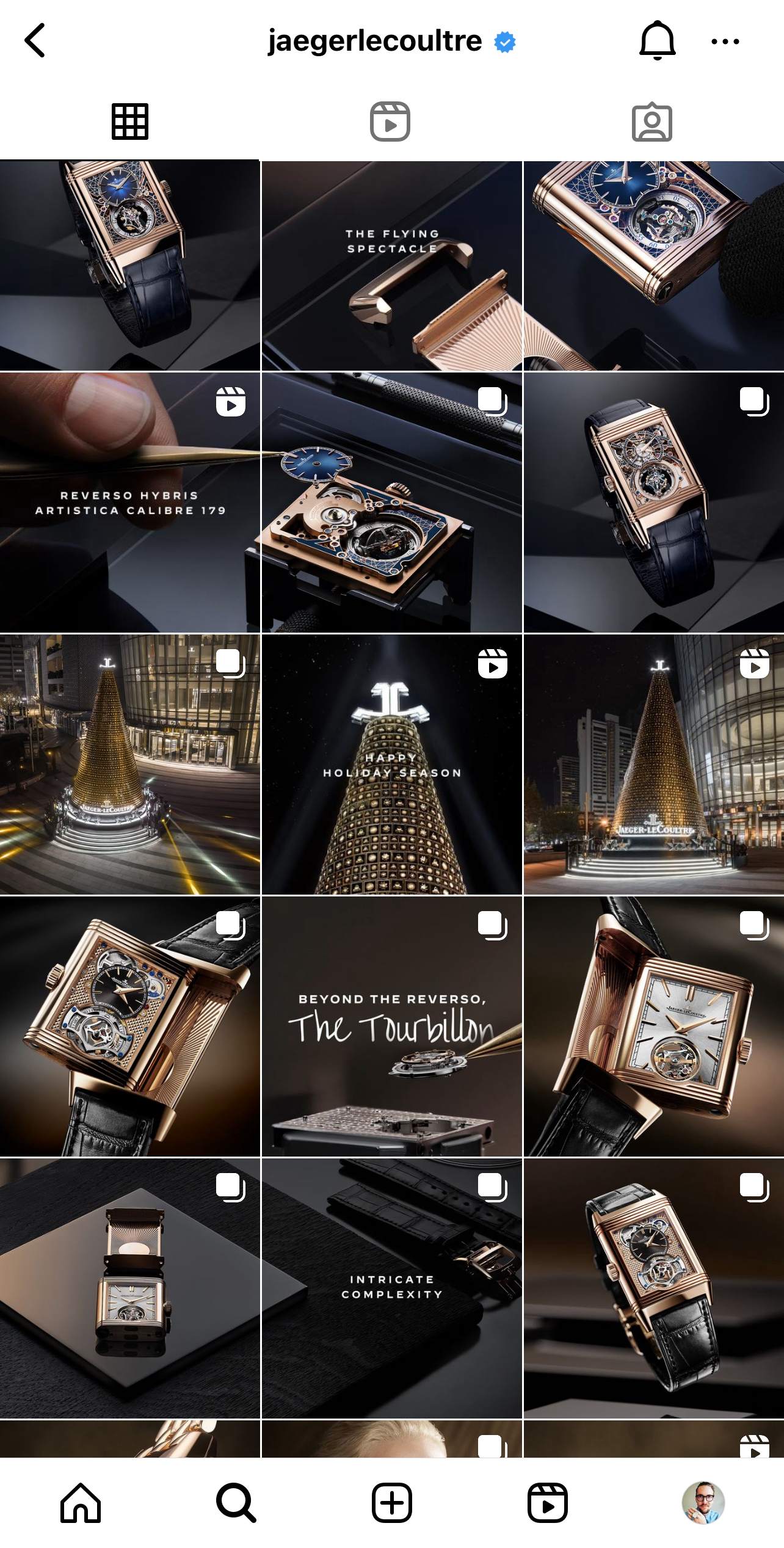 watch brands on Instagram Jaeger-LeCoultre