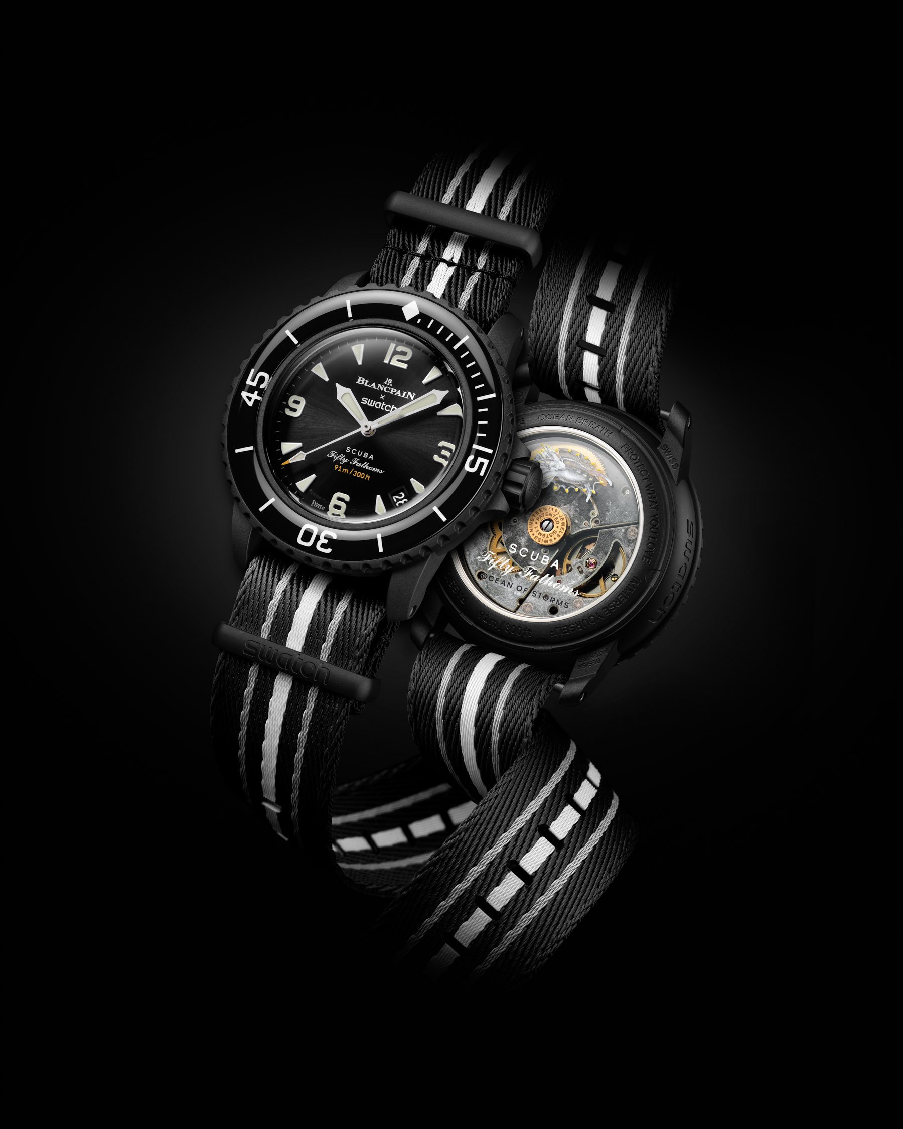 Blancpain × Swatch Scuba Fifty Fathoms Ocean of Storms