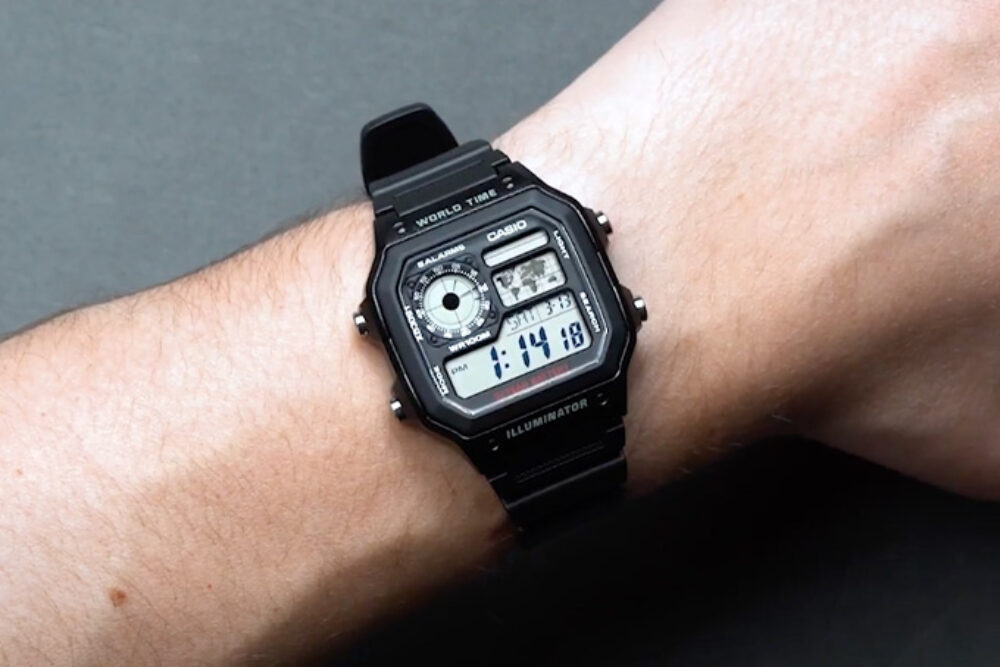 Casio AE1200WH World Time F 1 24 3