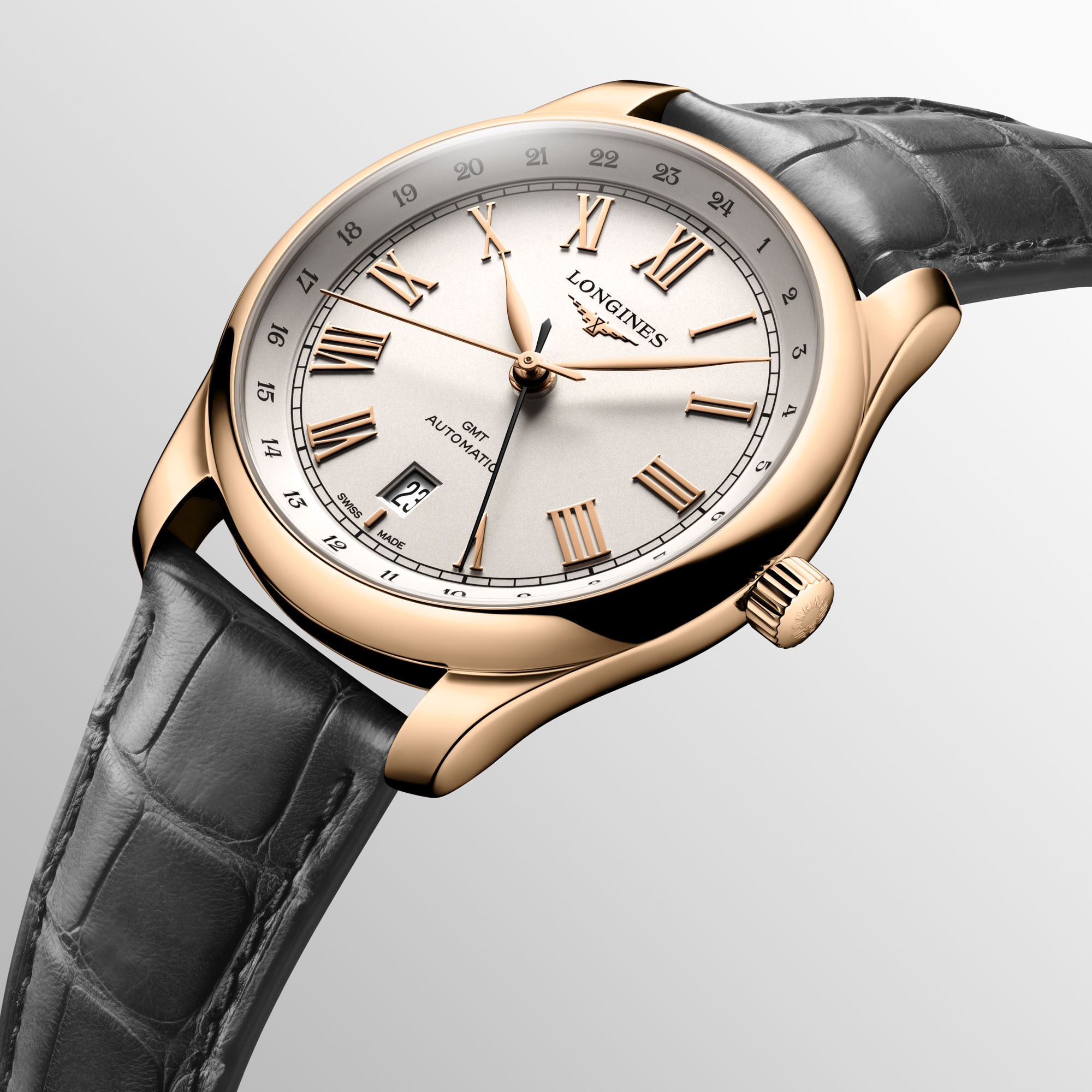 Новый выпуск: Часы Longines Master Collection GMT из 18-каратного золота
