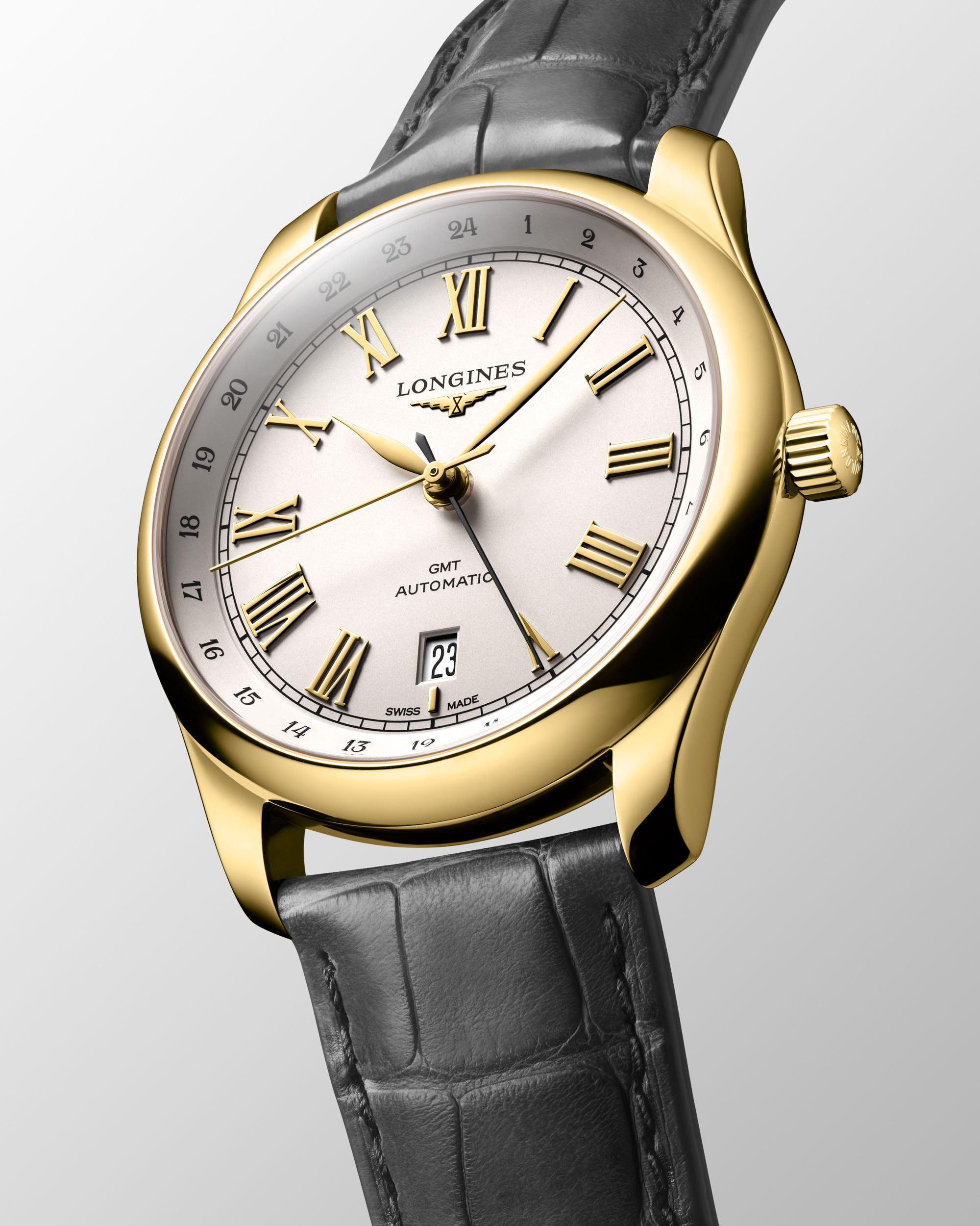 Новый выпуск: Часы Longines Master Collection GMT из 18-каратного золота