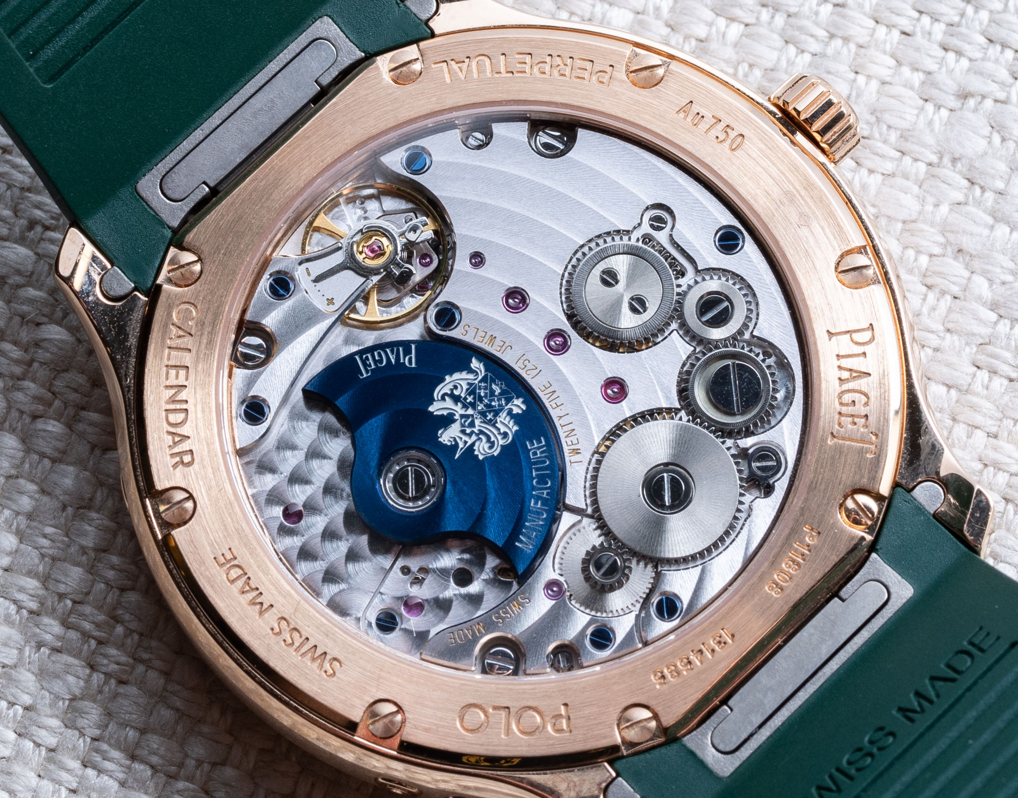 Часы Piaget Polo Perpetual Calendar Ultra-Thin из розового золота 18к.