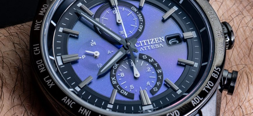 Обзор часов: Citizen Attesa HAKUTO-R AT8285-68Z DLC Super Titanium Watch