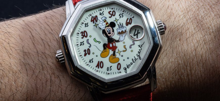 Мультяшные часы: Gerald Genta Only Watch 2023 Disney 100th Anniversary Mickey Mouse Watch