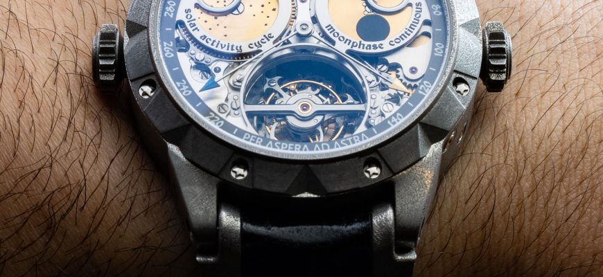 Двусторонние астрономические часы Konstantin Chaykin Stargazer Pièce Unique