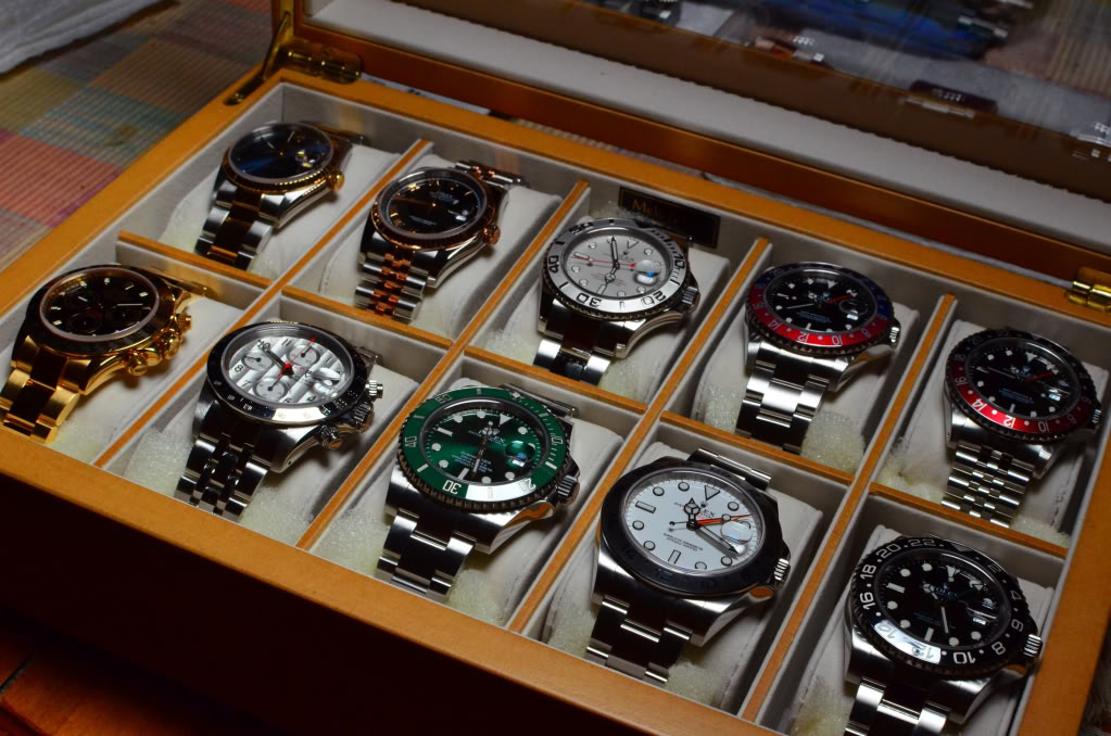At home watch collection box
