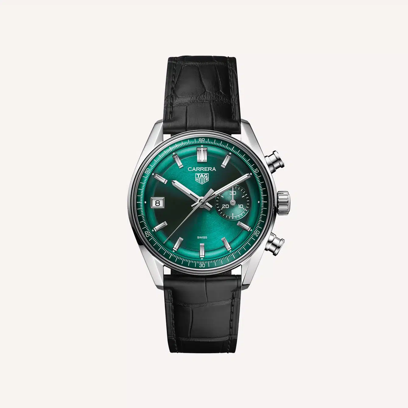 Новые зеленые наручные часы TAG Heuer