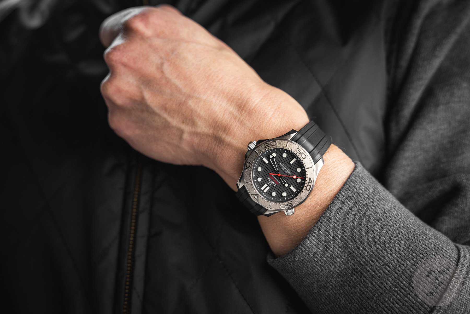 Omega Seamaster Diver 300M Nekton Edition on wrist