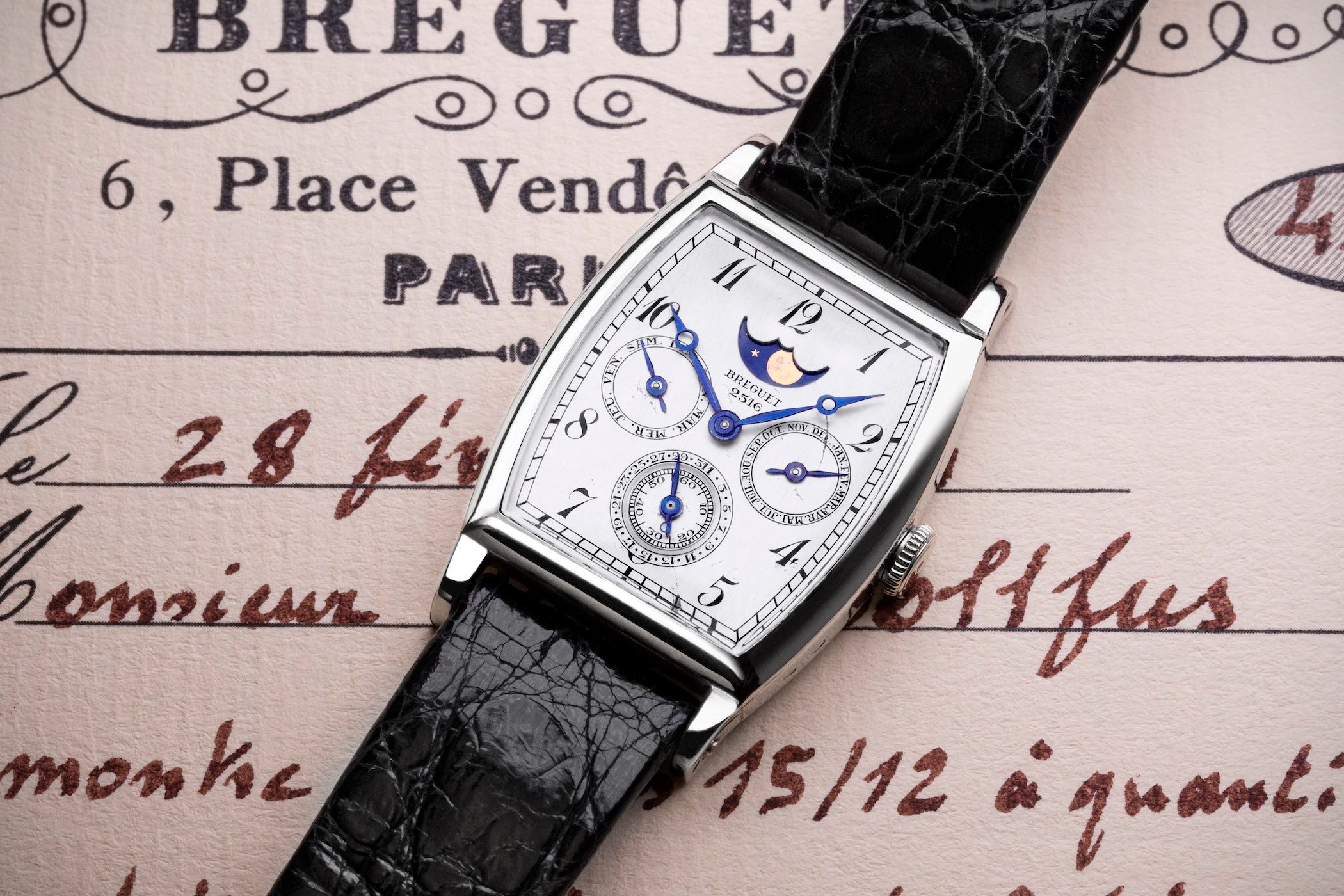Breguet 2516 Possibly First Purpose-Built Perpetual Calendar Wristwatch
