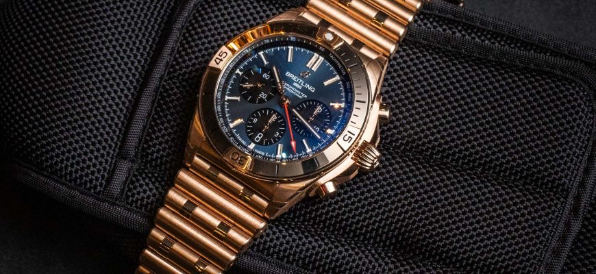 Обзор часов: Breitling Chronomat B01 42 Super Bowl LVIII Edition