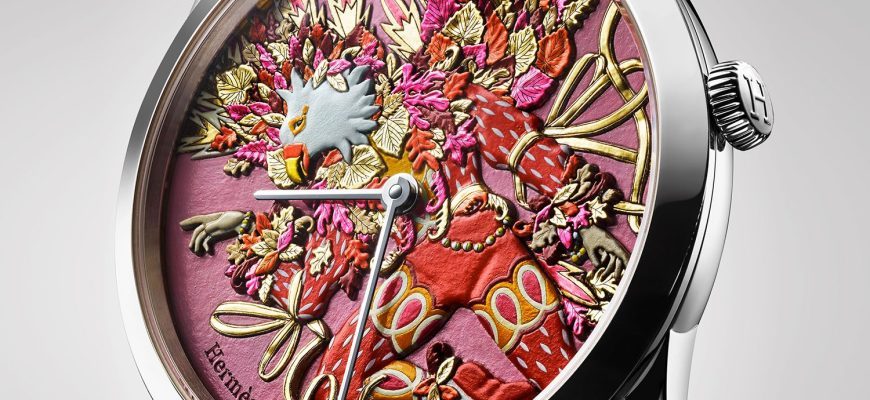 Представляем художественные часы Slim d’Hermès Le Sacre des Saisons
