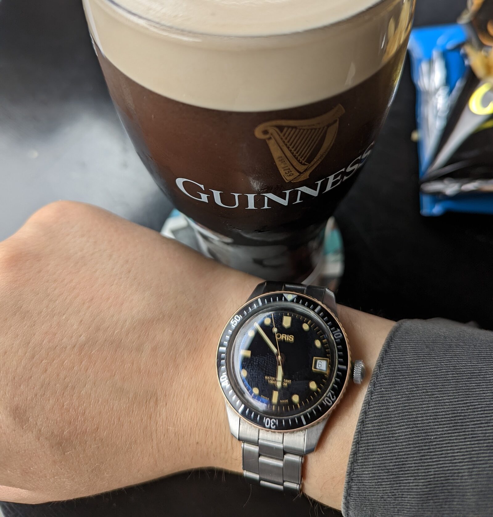 Oris Dive sixity five guinness Russell