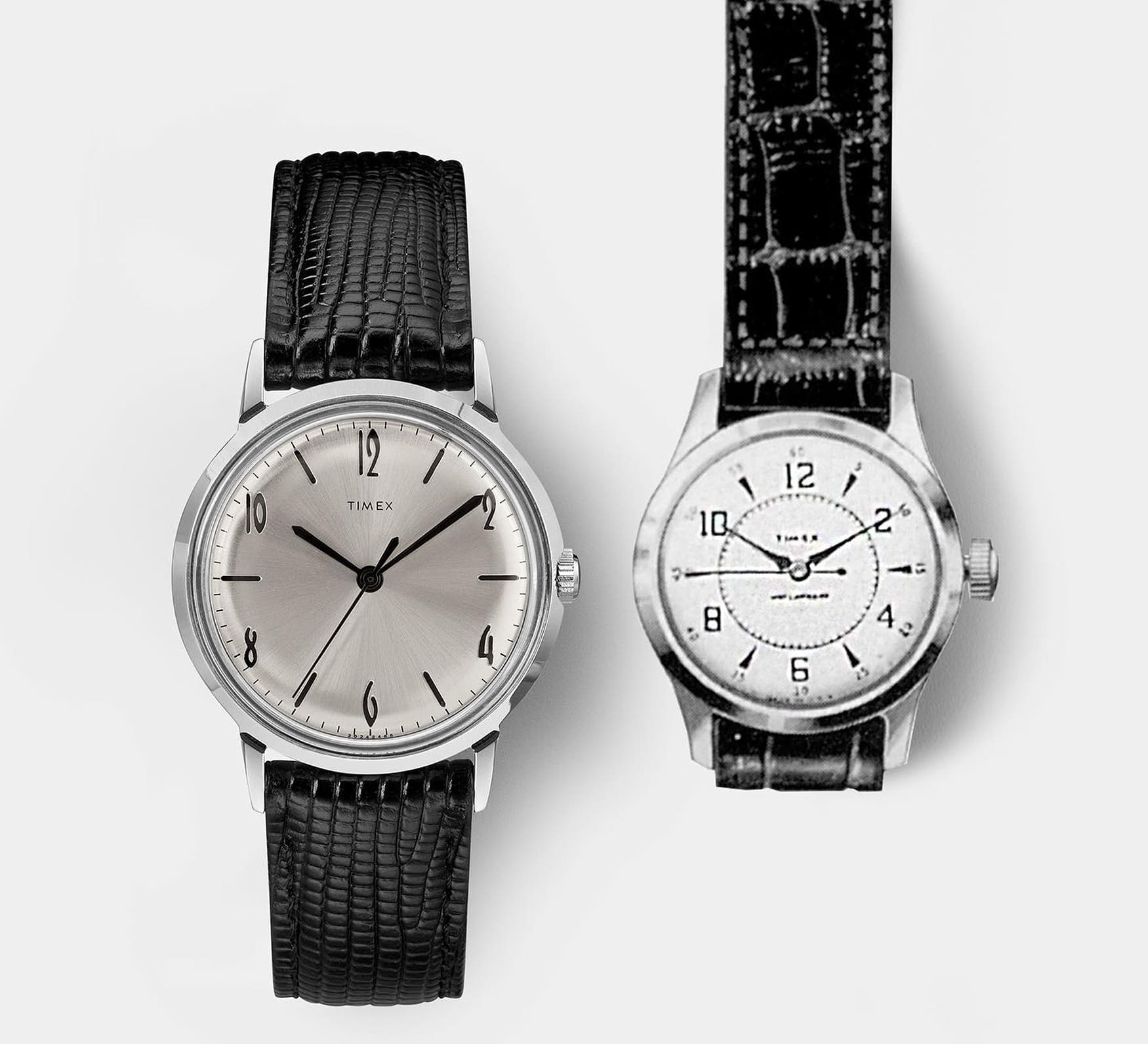 Timex Marlin Hand Wound 1960s Comparison